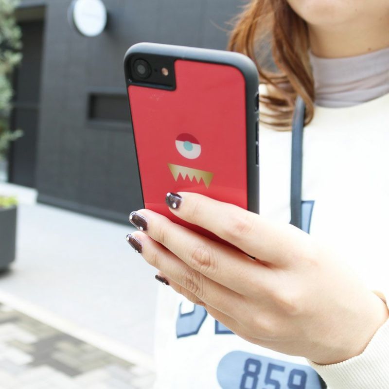 ACCOMMODEモンスター/背面アクリルiPhoneケース 6-8/SE対応