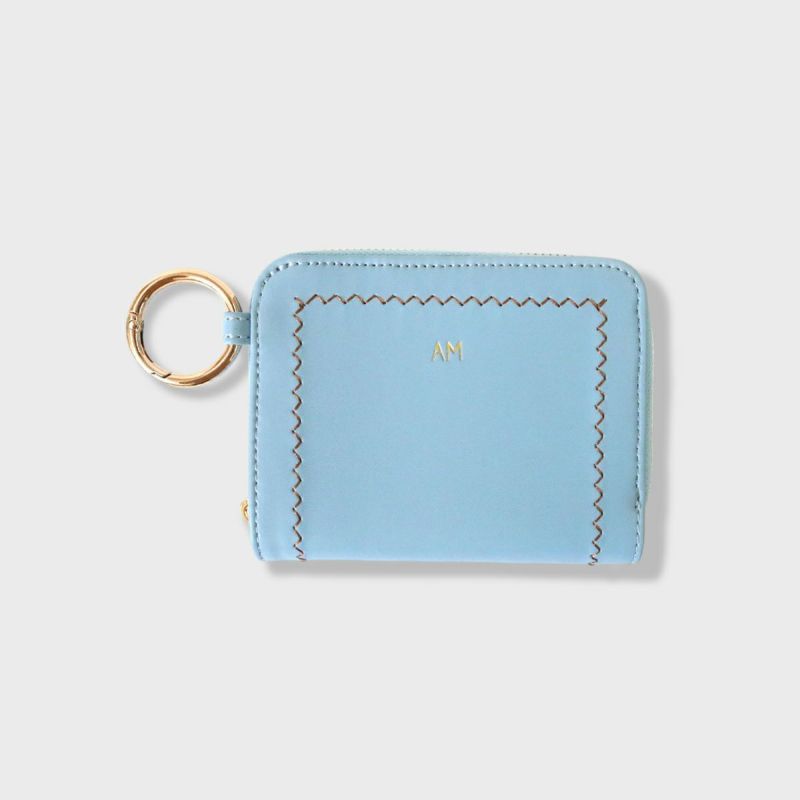 SALE ミニウォレット　ブラック×ターコイズブルー Dunhill - 【DUNHILL】ミニウォレット 3つ折り財布 ターコイズ