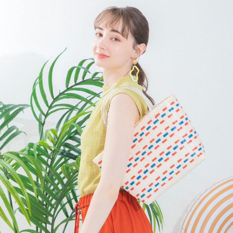 ACCOMMODEPPバンドカゴバッグ グリーン | トートバッグ | アコモ