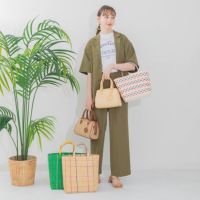 ACCOMMODEPPバンドカゴバッグ オレンジ | トートバッグ | アコモ