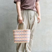 ACCOMMODEPPバンドカゴバッグ ホワイト | トートバッグ | アコモ