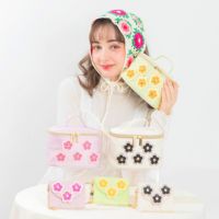 新品タグ付き　ボンポワン　ゴールド　ドットバニティポーチM 新品タグ付き ボンポワン ゴールドドット バニティポーチM