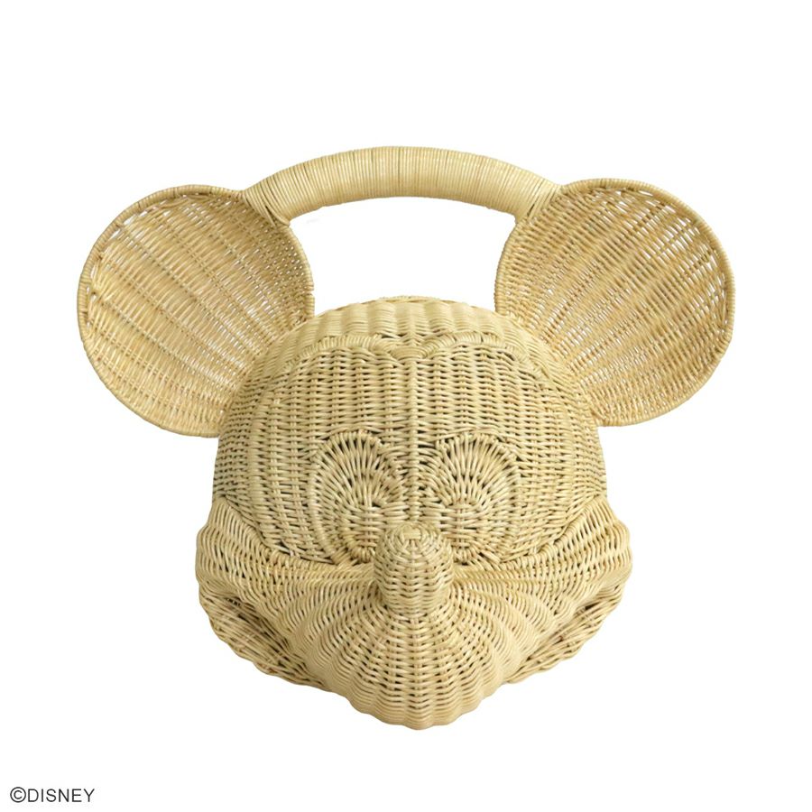 DISNEY COLLECTIONMICKEYMOUSE/Wicker bag S ナチュラル | カゴバッグ |  アコモデバッグ公式通販ACCOMMODE