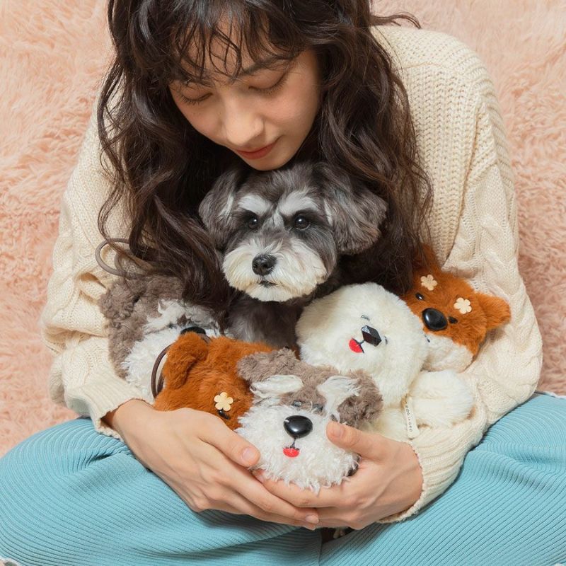 ACCOMMODEドッグファー巾着ポーチ 豆柴 | ポーチ | アコモ