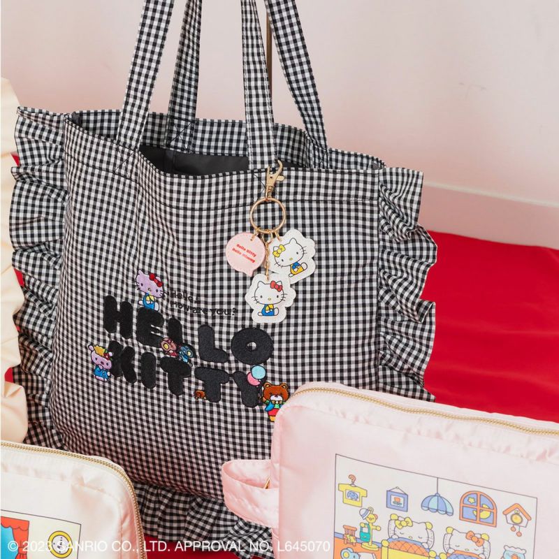 sanrioHELLO KITTY / フリルトート アイボリー | トートバッグ