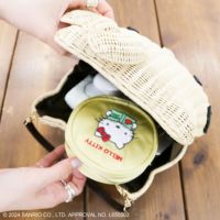 希少 美品  ♡サンリオ  ラタン．ピクニックセット♡カゴバッグ sanrio かごバッグ カゴバッグ サンリオキャラクターズ/マイ