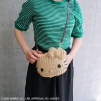 sanrioサンリオキャラクターズ/ハローキティラタンバッグ ナチュラル