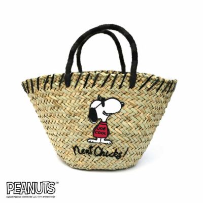 CHICKS UNDERTHE SHEDSNOOPY/バスケットバッグ ブラック | CHICKS UNDERTHE SHED |  アコモデバッグ公式通販ACCOMMODE