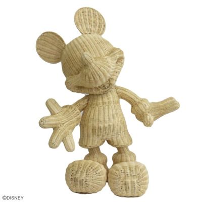 DISNEY COLLECTIONミッキーマウス/ラタンオブジェ ナチュラル
