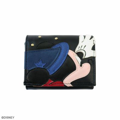 DISNEY COLLECTIONファンタジア/パッチワークレザーウォレット ブラック | 財布 | アコモデバッグ公式通販ACCOMMODE