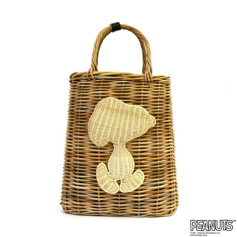 バッグ KIS Design:SNOOPY/Arurog basket tote SNOOPY（スヌーピー）の「KIS Design:SNOOPY/Arurog basket tote