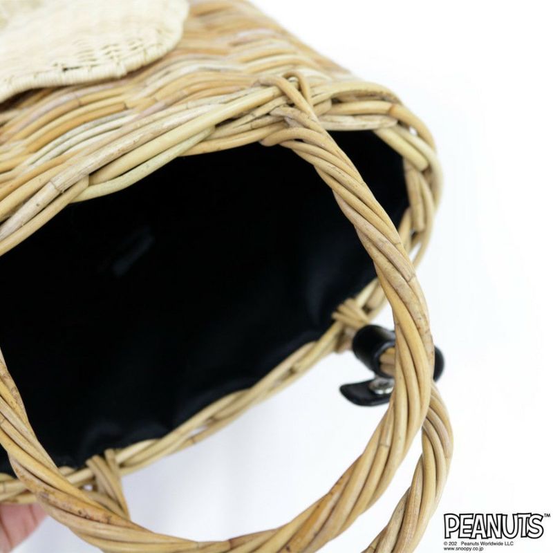 バッグ KIS Design:SNOOPY/Arurog basket tote SNOOPY（スヌーピー）の「KIS Design:SNOOPY/Arurog basket tote