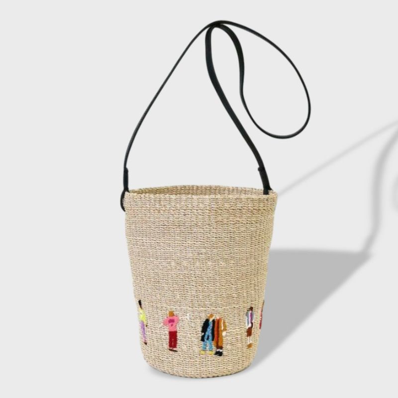 PPPRINTCITY BUCKET MINI BAG / バケットミニバッグ ベージュ