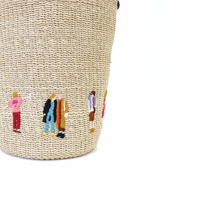 PPPRINT バケットバッグ PPPRINTCITY BUCKET MINI BAG / バケットミニバッグ ベージュ