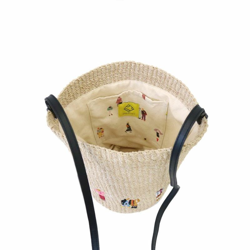 PPPRINTCITY BUCKET MINI BAG / バケットミニバッグ ベージュ