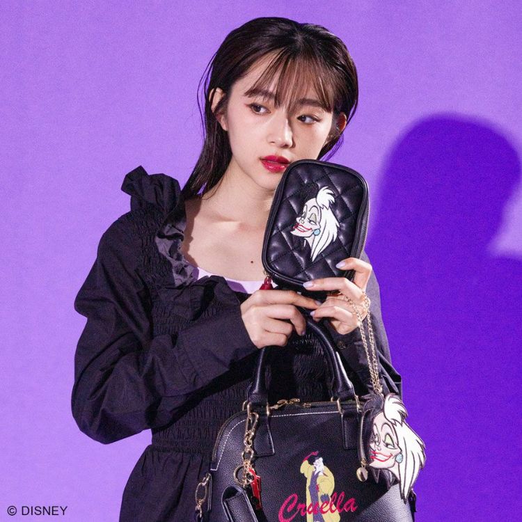 DISNEY COLLECTIONディズニーヴィランズ/キルティングフェイスポーチ