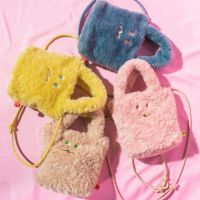 ゆ*ら様 コヤンイサムチョン♡テディ！クム君と お友達！ファートートバッグ コヤンイサムチョン クム君フェイス ふんわりトート - メルカリ