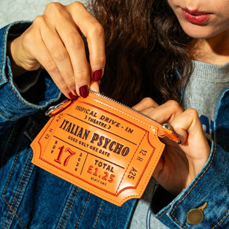 ACCOMMODEシネマチケットフラグメントケース オレンジ | パスケース