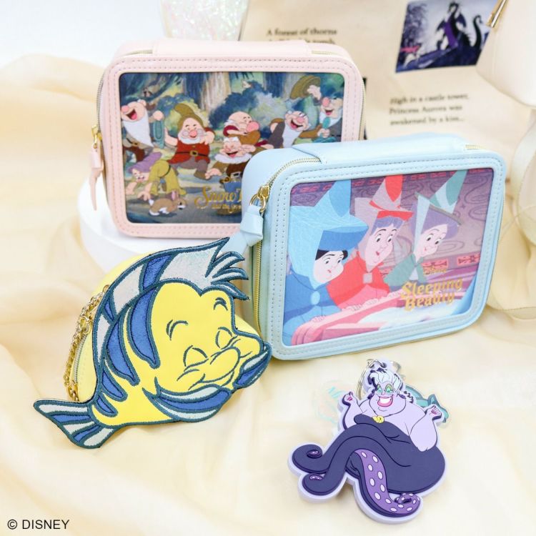 アリエルu0026フランダー　リトルマーメイド　サマーバッグ　チャーム付き アリエル\u0026フランダー　リトルマーメイド　サマーバッグ　チャーム付き