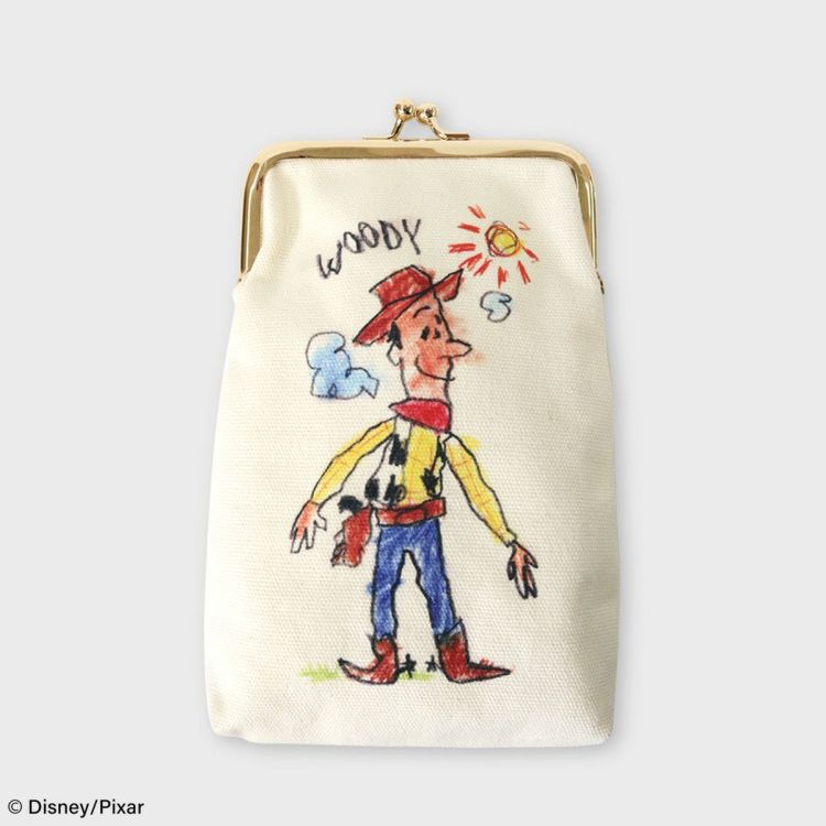 DISNEY COLLECTION トイ・ストーリー/似顔絵がま口ポーチ ウッディ