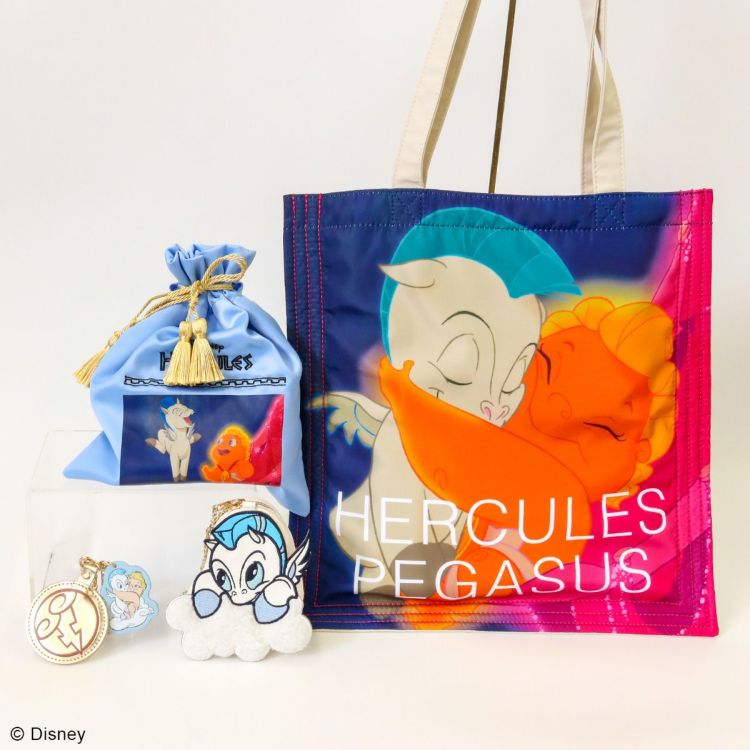 ハ*ピ様 シンデレラバッグ DISNEY COLLECTIONヘラクレス/グラフィックトートバッグ ピンク