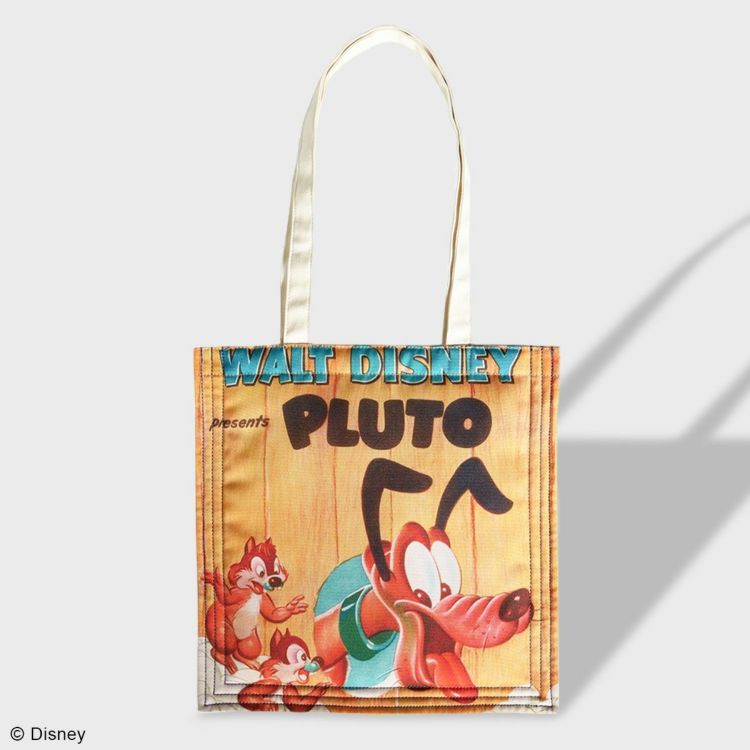 DISNEY COLLECTION プルート/ポスターアートトートバッグ ブラウン