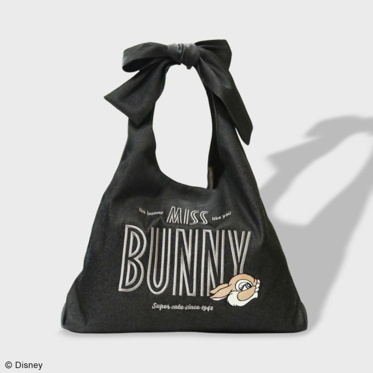 DISNEY COLLECTION ディズニー/リボンハンドルトートバッグ ブラック