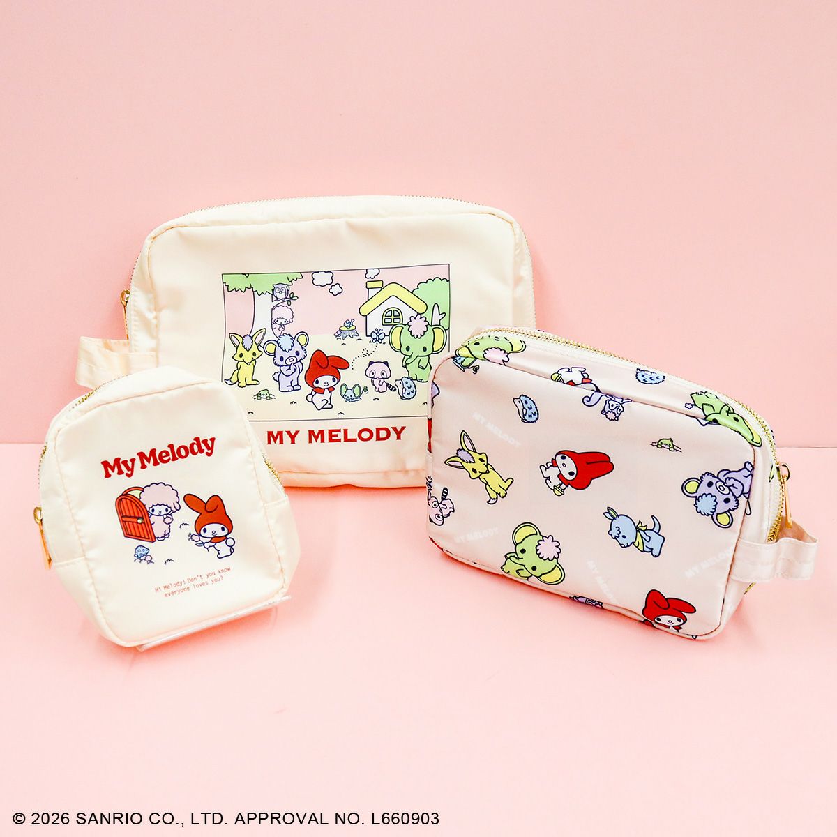 ACCOMMODEサンリオキャラクターズ/トラベルポーチセット マイメロディ